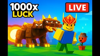 🔴 Live Plants Vs Brainrots 1000x Luck
