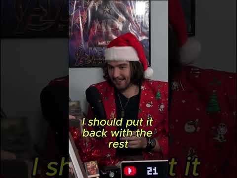 Having a Twin Moment while Opening Gifts