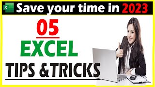 05 Excel Tips and Tricks to save your time in 2023 #excel_tips