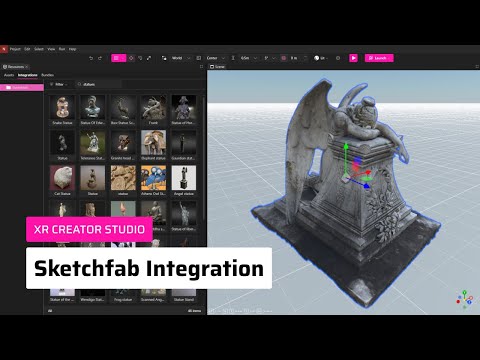 XR Creator Studio | Sketchfab Integration