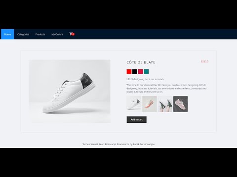 Basic React E-commerce App