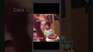 meme javascript vs python for machine learning  #codemastery  #coding #codinglife #programming
