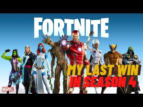My Last Win in Chapter 2 Season 4 | Fortnite