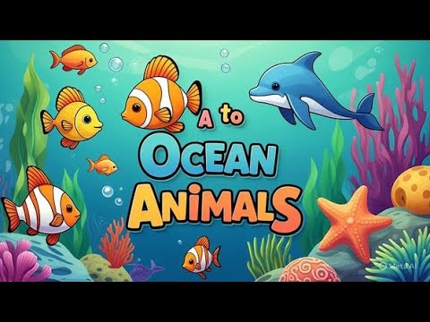 "A to Z Ocean Animals | ABC Alphabet Song for Kids | Learn Sea Creatures with TuneTots"