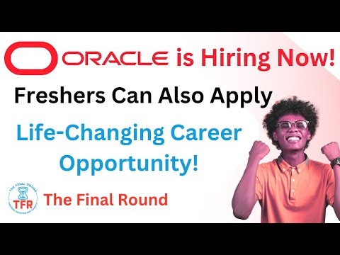 Oracle Freshers Hiring | Off Campus Drive | Best Job Opportunity After Graduation!