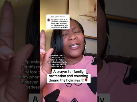 Prayer for family covering during the holidays 🕊️