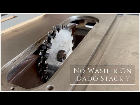 Does Your Dado Stack Need the Arbor Washer?