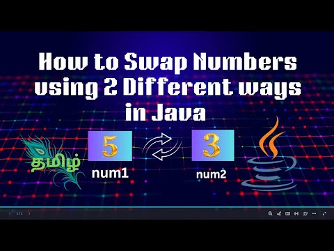 🔥 Swap 2 Numbers using 2 different Ways | Java Tamil | Interview Questions | #CodeAndInnovate