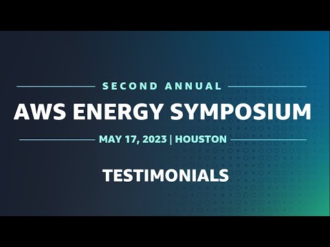 2023 AWS Energy Symposium Testimonials