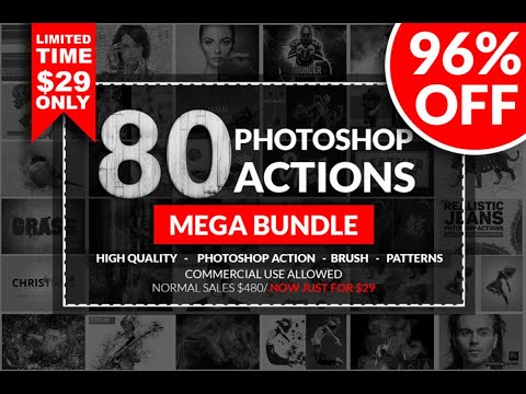 Mega Photoshop Actions Bundle with Extended License