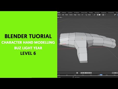 Blender tutorial : how to create character model: buzz light year character design