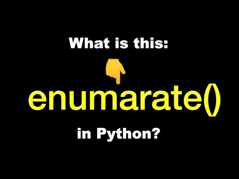 Enumerate() in Python