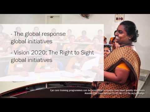 Global Blindness course: Welcome to week 2