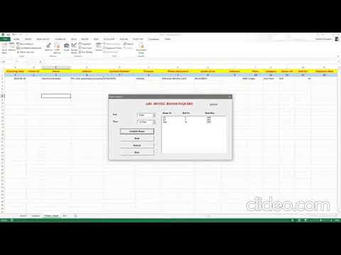 IM/2016/028 VBA Mini Project (Hotel Management System)