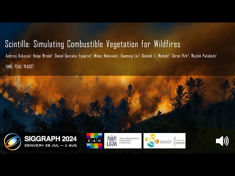 Scintilla: Simulating Combustible Vegetation for Wildfires