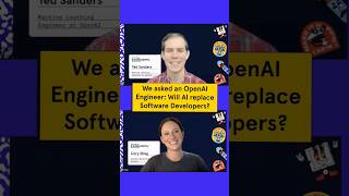We asked an ‎@OpenAI  Engineer: Will AI replace software developers? #ChatGPT