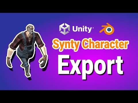 Export Synty Characters from Unity to Blender and Back