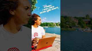3 things I wish I knew before going remote 👇🏽#shorts