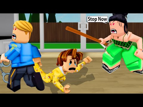 Escape From The Evil Mother || ROBLOX Brookhaven 🏡RP - FUNNY MOMENTS