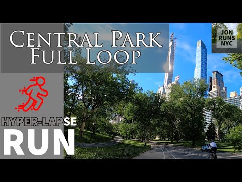 HYPER LAPSE - Central Park Full Loop (10x speed)