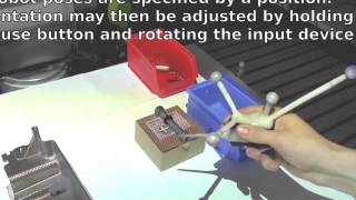 Intuitive Robot Tasks with Augmented Reality and Virtual Obstacles