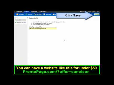 Beginners! How to make your own website - Add a redirect
