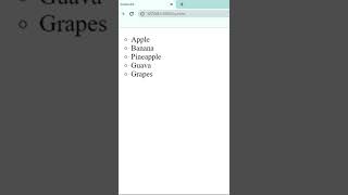 #css list style property in one#short #shots