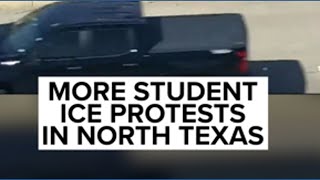 More students protest immigration enforcement in North Texas