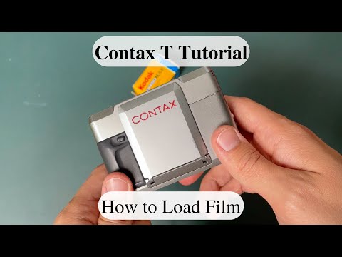 Contax T Tutorial: Loading Film Quick and Easy! How to load film into a Contax T film camera