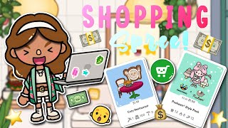 Shopping Spree in Toca Boca! ⭐️✨😝💵🤑