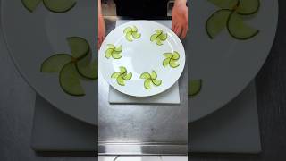 Super salad decoration idea,how to decorate salad, cucumber decoration #shortviral #saladidea