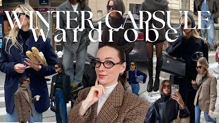 HOW TO BUILD A 10 PIECE CAPSULE WINTER WARDROBE | Classic highstreet basics & my wardrobe essentials