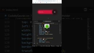 🔍 Animated Search Bar UI Using HTML & CSS | Clean Design #webdevelopment  #shorts