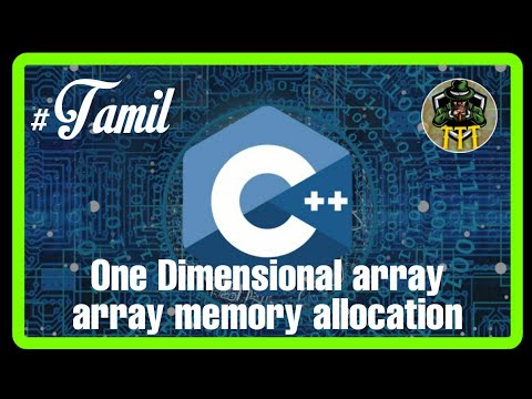 One dimensional array & Array memory allocation in C++ | C++ programming language | C++ full course.