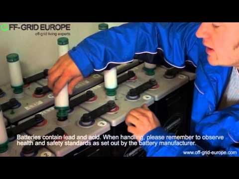 Hydrocaps for flooded lead acid batteries in solar application