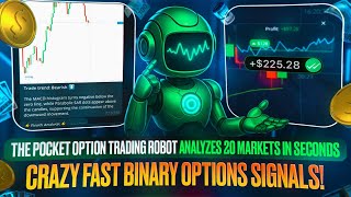 THE POCKET OPTION TRADING ROBOT ANALYZES 5 MARKETS IN SECONDS? — CRAZY FAST BINARY OPTIONS SIGNALS!