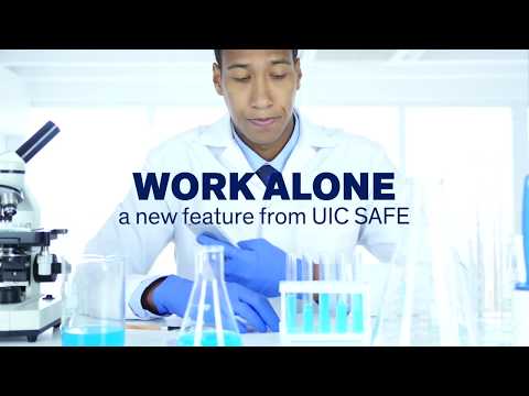 Work Alone from UIC SAFE App (New feature, March 2020)