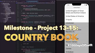 Milestone Project 13-15: Country Book | 100 Days Of Swift