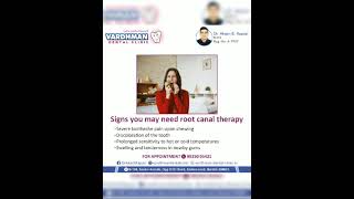 **"Save Your Natural Tooth with Root Canal Treatment!"**