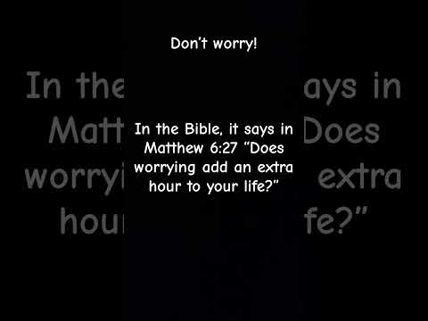 Don’t worry! #bible #godisgood #faith #forgiveness #jesus