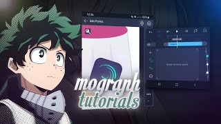 BEGINNERS MOGRAPH/MOTION GRAPHICS TUTORIAL ON ALIGHT MOTION [+free preset and xml file] #mograph