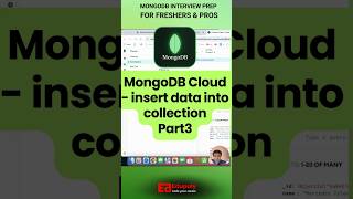 Insert Data into Collection in MongoDB Atlas (Cloud Tutorial) #MongoDB