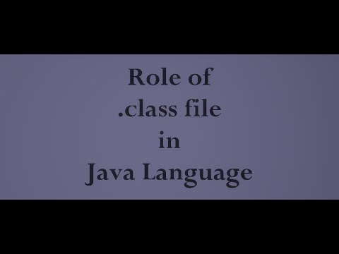 Chapter-4 (Role of .class file in Java Language with Real Time Example) (English)