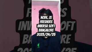 🚀 #Node.js Developer Jobs in #Bengaluru | Inversa Technosoft Hiring 2025