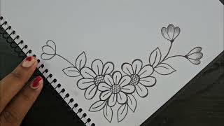 Border design by pencil || Border design for project ||front page border design project work