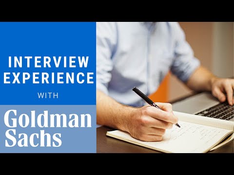 My Goldman Sachs Interview Experience