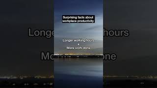 Surprising facts about workplace productivity #facts #shorts #work #workproductivity