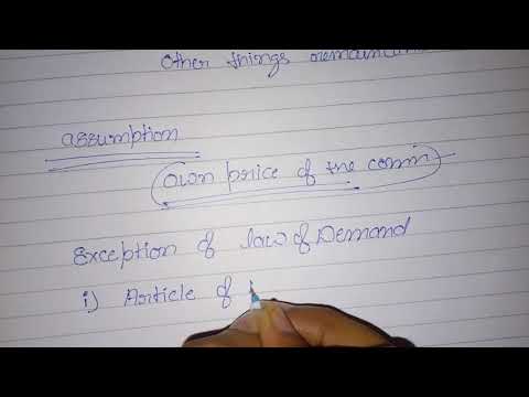 Theory of demand part 3