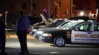 Officials investigating suspicious fire involving parked police cars in Hackensack