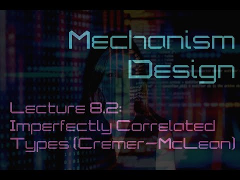 Lecture 8.2: Imperfectly correlated types / Cremer-McLean mechanism (Mechanism Design)
